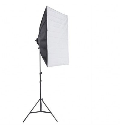 3 x SLH5 Komplet Begynder pakke X-Large - Videolys m stativ 280cm, lampehoved, softboks 15 x 125watt lavenergi pærer 1