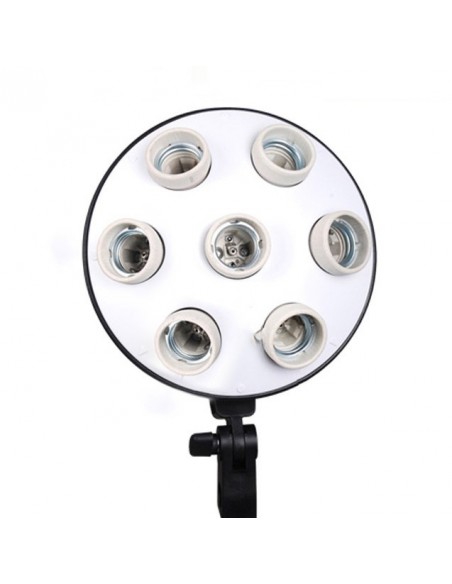 2 x SLH4 Komplet Begynder pakke - Videolys m stativ 280cm, lampehoved, softboks 8 x 125watt lavenergi pærer 11