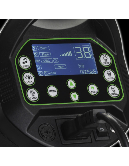 LH-600 - 600watt Digital Flashlampe - Ledetal 82 - LCD display - Indbygget trigger / Mulighed for fjernbetjening 4