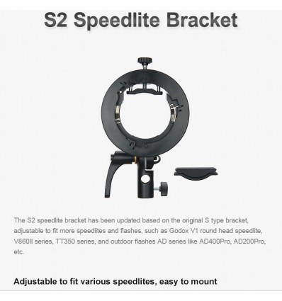 Godox S2 Speedlite Bracket