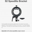 Godox S2 Speedlite Bracket