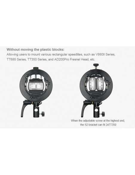 Godox S2 Speedlite Bracket