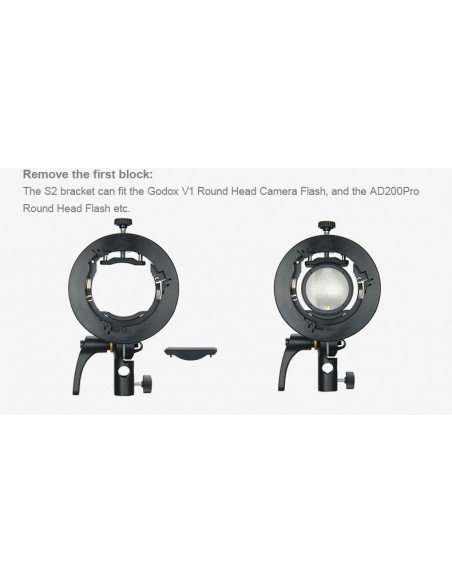 Godox S2 Speedlite Bracket