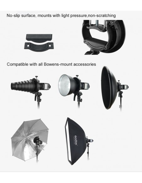 Godox S2 Speedlite Bracket