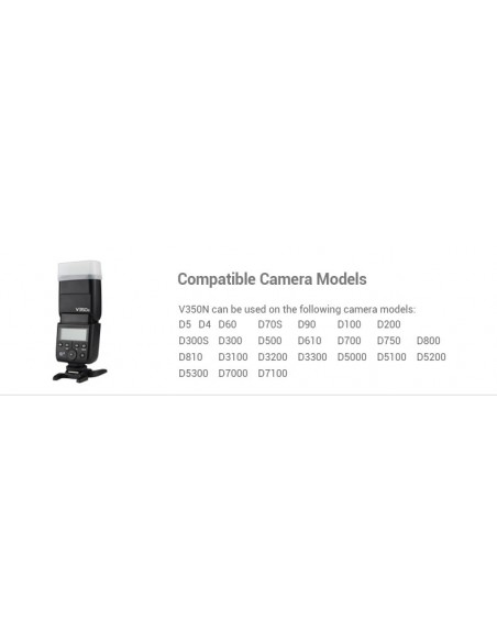 Godox Ving 350 - Kompakt TTL flash til Canon, Nikon, Sony, Olympus, Panasonic og Fuji