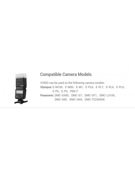 Godox Ving 350 - Kompakt TTL flash til Canon, Nikon, Sony, Olympus, Panasonic og Fuji