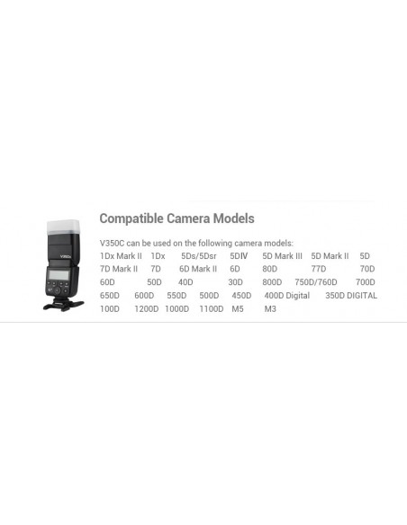 Godox Ving 350 - Kompakt TTL flash til Canon, Nikon, Sony, Olympus, Panasonic og Fuji