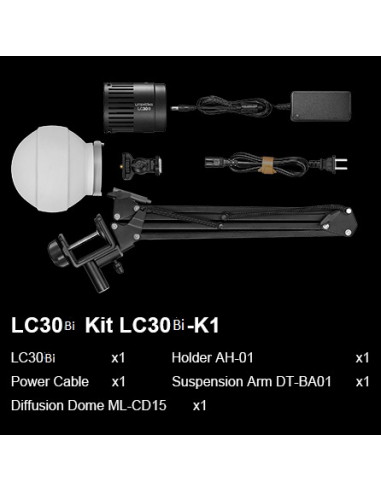 Godox LC30Bi-K1- Bord LED Bi-color...
