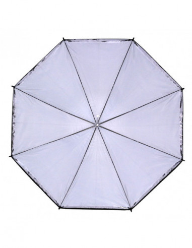 Flits Paraplu   109 cm (Wit + Zwart...