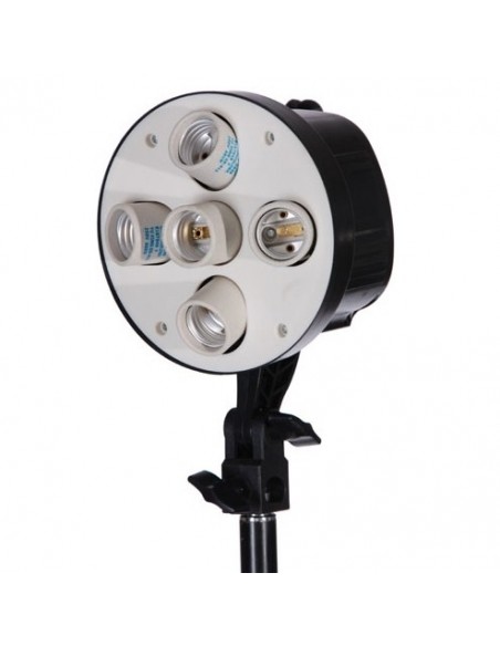 3 x SLH5 Komplet Begynder pakke X-Large - Videolys m stativ 280cm, lampehoved, softboks 15 x 125watt lavenergi pærer 11
