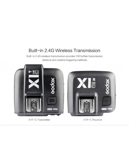 Godox X1 2.4 Ghz Trigger til Canon, Nikon, Sony, Olympus, Panasonic og Fuji 6