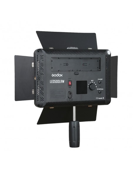 Godox LED500 KIT med 3 LED lampe med barndoors incl. taske 10