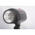 Godox 160watt Flashlampe - Ledetal 43 - 75watt Guidepære - Lille universal fatning m. indbygget keylight 0