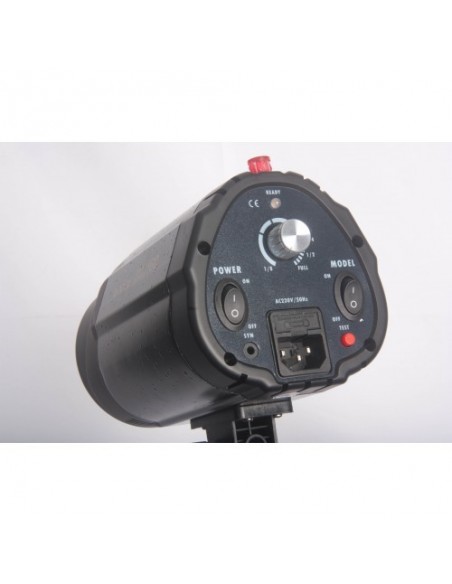Godox 160watt Flashlampe - Ledetal 43 - 75watt Guidepære - Lille universal fatning m. indbygget keylight 3